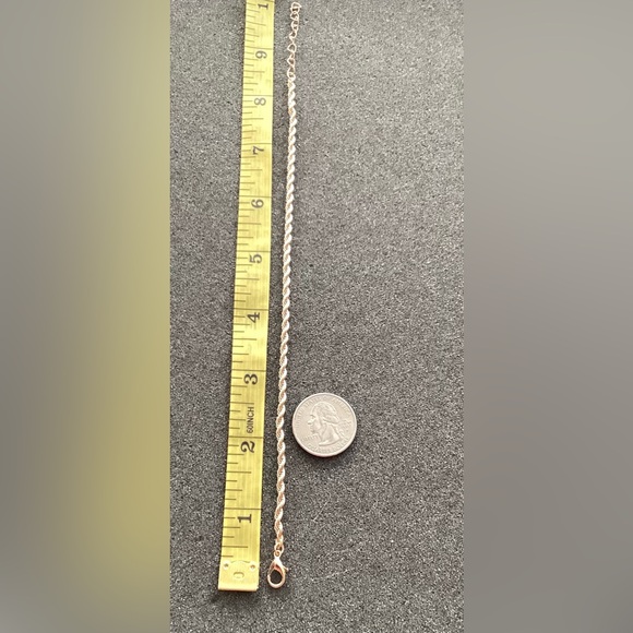 🪻 NWT Gold Rope Chain Anklet - Picture 7 of 7